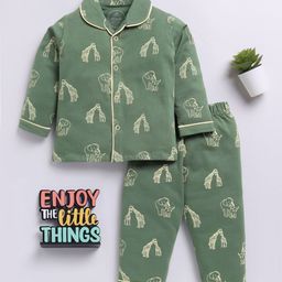 Clt.s Unisex Kids Printed Night suit-picture-30