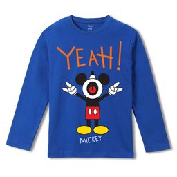 Wear Your Mind Boys Mickey Mouse Printed Pure Cotton Applique T-shirt-picture-9