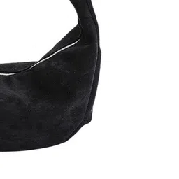 StyleCast x Revolte Suede Half Moon Sling Bag image 4