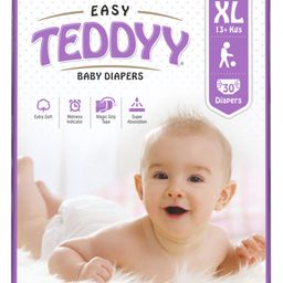 Teddyy Baby Diapers Easy Taped Style Diaper Extra Large - 30 Pieces-picture-9