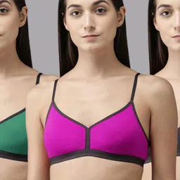 Samvar Multi Cotton Non-Wired Non Padded Minimizer Bra image 2