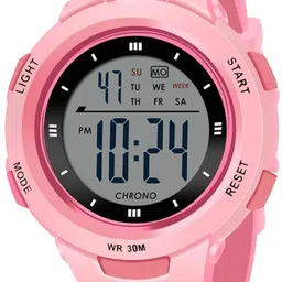 ON TIME OCTUS Girls Patterned Dial & Bracelet Style Straps Digital Watch KD-201 PNK image 4