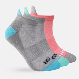 HRX by Hrithik Roshan Women Ankle length Pack of 3 Rapid Dry Socks-picture-37