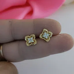 OM KRISHIV COLLECTION Geometric Studs Earrings-picture-13