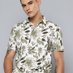 Flying Machine Slim Fit Floral Printed Casual Shirt-picture-8