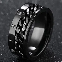 MEENAZ Men Silver-Plated Chain Linked Finger Ring-picture-56