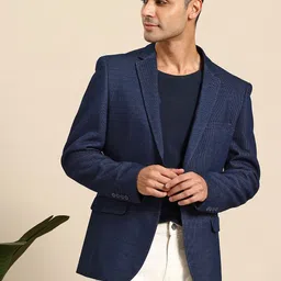 Mast & Harbour Single-Breasted Notched Lapel Collar Blazer-picture-2