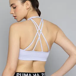 Puma MOVE Strappy Full Coverage Drycell Styled Back Training or Gym Bra 52622447-picture-11