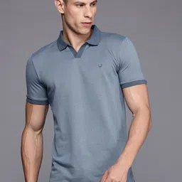 Allen Solly Geometric Self-Design Polo Collar Regular Fit T-shirt-picture-24