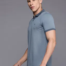 Allen Solly Geometric Self-Design Polo Collar Regular Fit T-shirt image 2
