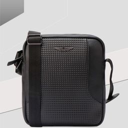 Police Men Textured Leather Messenger Bag-picture-12