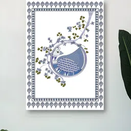 nestroots White & Blue 1 Piece Canvas Religious Wall Paintings-picture-16