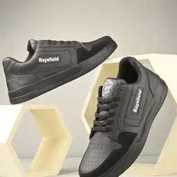 glitchez Men Perforations Sneakers-image-2