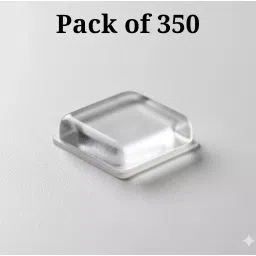 Ebco Bumper Clear Finish, Diameter 10.0 mm and Height 2.5 mm for Furniture, BS2-20 (Pack of 350) image 2