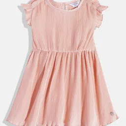 U.S. Polo Assn. Kids Girls Self Design Fit & Flare Dress-picture-21