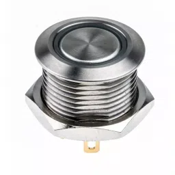 RS PRO Illuminated Push Button Switch Momentary 16 mm Cutout SPST Green LED 36 V DC, 1759144 image 5