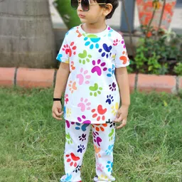 YK Boys Printed T-shirt With Trousers-picture-48