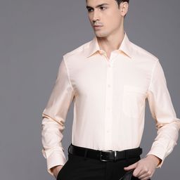 Louis Philippe Pure Cotton Classic Fit Opaque Checked Formal Shirt-picture-40