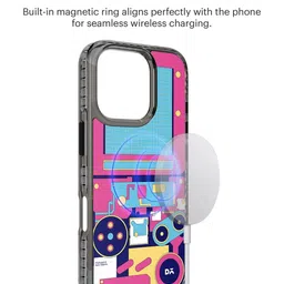 DailyObjects Geometric Printed iPhone 16 Pro Max Back Case Mobile Accessories image 2