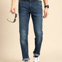 Being Human Men Slim Fit Light Fade Stretchable Jeans image 1