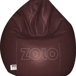 ZOLO XXXL - Brown - Bean Bag (Without Filling) Cover Only image 1