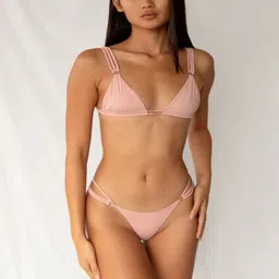 LUXESTYLE V- Neck Swim Bikini Set-picture-38