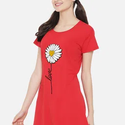 FFLIRTYGO Printed Nightdress image 5