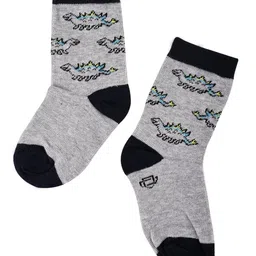 DOLLAR Pack of 3 Animals Printed Cotton Socks  -Multi Colour image 3