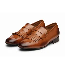 Dapper Shoes Co. Men Leather Formal Loafers-picture-17