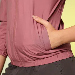 HRX by Hrithik Roshan Mock Collar Training Sporty Jacket image 4