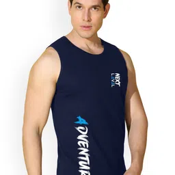 SLOWLORIS Pack Of 2 Printed Bio-Wash Sports Gym Innerwear Vests image 3