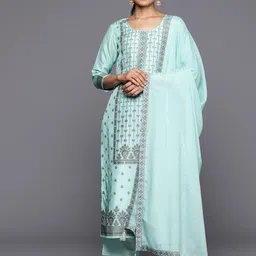 Libas Woven Design Kurta With Trousers & Dupatta-picture-30