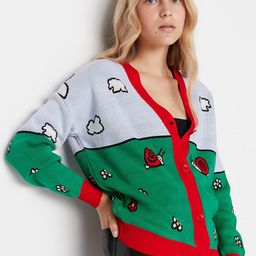 Trendyol Women Colourblocked Cardigan-picture-29