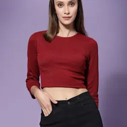 KASSUALLY Back Tie-Ups Crop Top-image-67