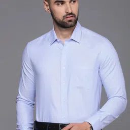 Louis Philippe Men Slim Fit Opaque Formal Shirt-picture-8