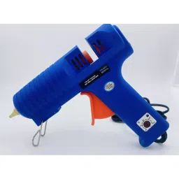 CRAFTYGUN 150 W Trigger Feed Hot Glue Gun Blue with 2 Stick, FD-150 W image 2