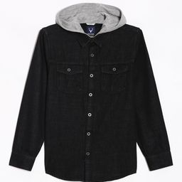 Allen Solly Junior Boys Spread Collar Solid Cotton Slim Fit Casual Shirt-picture-44