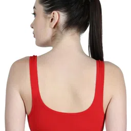 VANILA Pack of 3 Colourblocked Full Coverage Cotton Workout Bra with All Day Comfort image 4