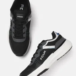 FCUK Men Woven Design Sneakers-picture-23