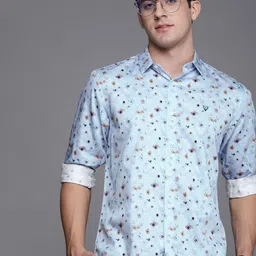 Allen Solly Men Pure Cotton Floral Printed Casual Shirt-picture-50