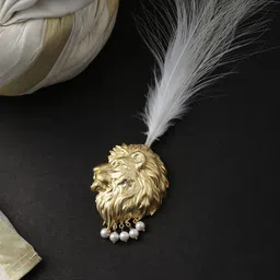 COSA NOSTRAA Men Gold-Toned The Lion Of Judah Kalangi-picture-58
