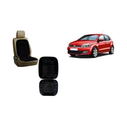 Auto Pearl Car Wooden Bead Seat Cushion with Velvet Border Compatible for Volkswagen Polo 2 Pcs-picture-23