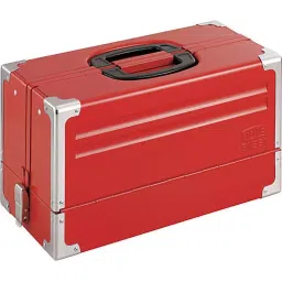 TONE Tool Case (Metal) V Type 3-Stage Steel Black 220 Outer Depth, BX331BK-image-36