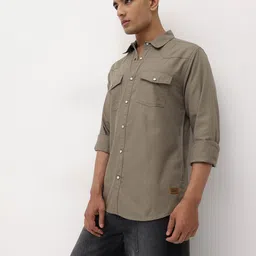 The Roadster Life Co. Cotton Relaxed Fit Shirt-image-3