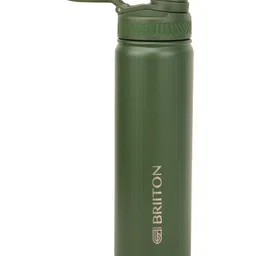 Briiton Green & Grey Single Stainless Steel Printed Water Bottle-picture-15