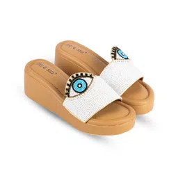 JIG & SID Women Embellished Open Toe Heels image 4