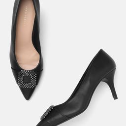 Lino Perros Embellished Slim Heeled Pumps-picture-13