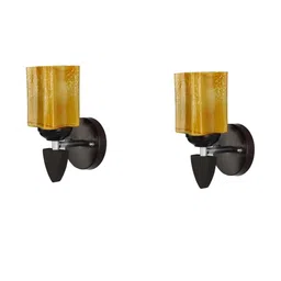SOMIL Yellow Glass Cylinder Wall Lamps-picture-21