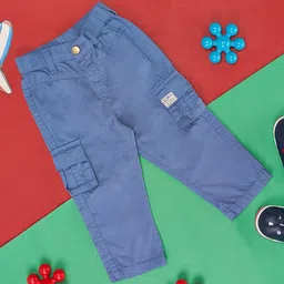 Pantaloons Baby  Solid Pant - Blue-picture-29