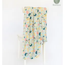Cocoon Care Unisex Bamboo Muslin swaddle Light Green-picture-14